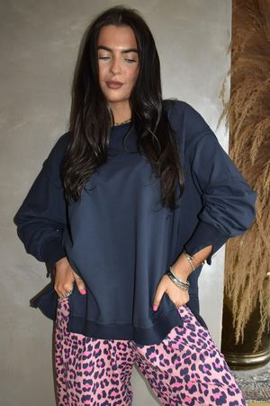 Lagen Chill Sweatshirt Navy 